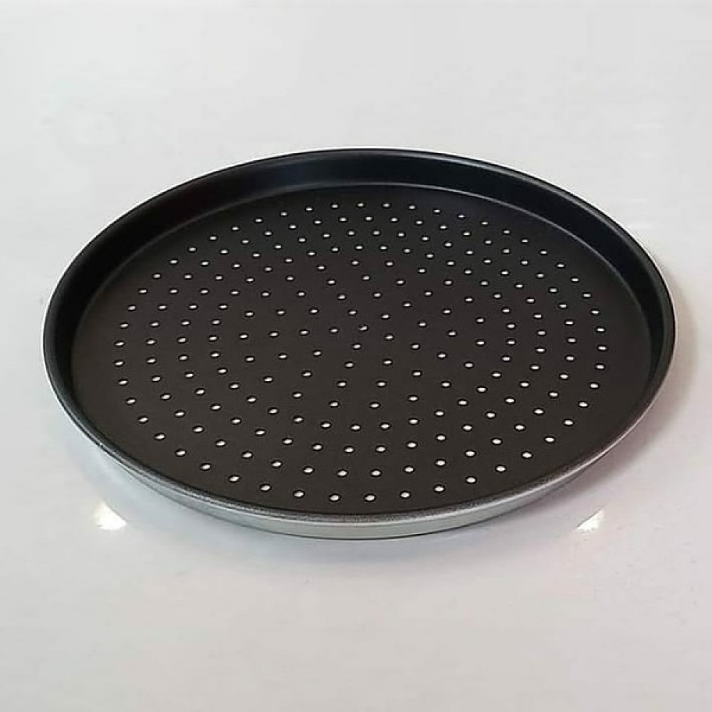 Ak Mutfak 30 cm Teflon Delikli Pizza Tepsisi - Siyah Tepsiler / Fırın Kapları Fiyatı