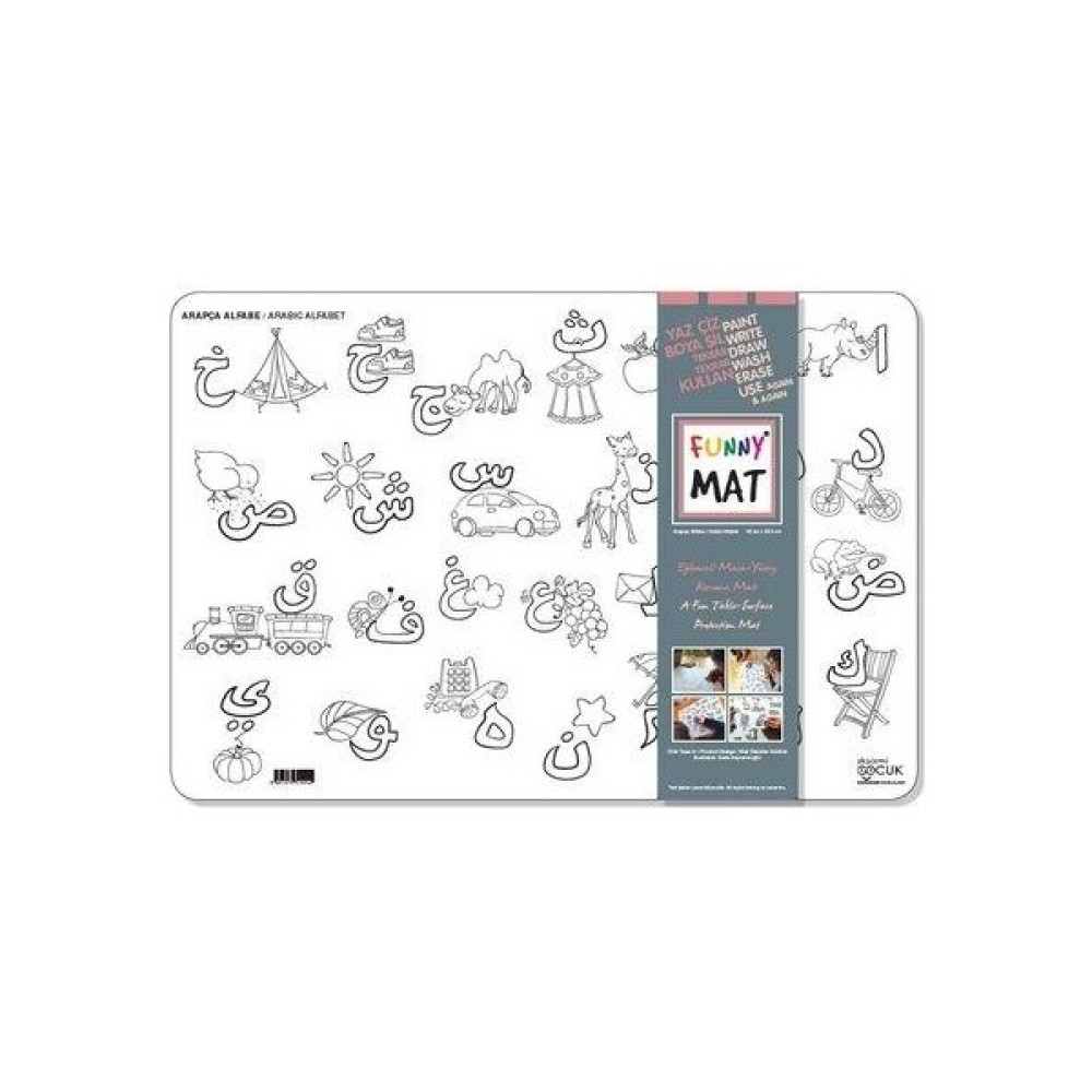 Akademi Çocuk-Funny Mat - Alfabe - Arapça Sanatsal Malzemeler Fiyatı