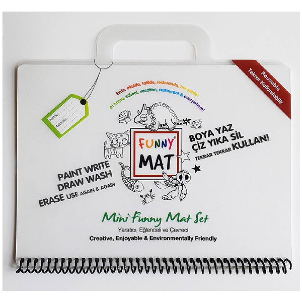 Akademi Çocuk-Funny Mat - MİNİ SET ( Travel set) - 1 Adet Sanatsal Malzemeler Fiyatı