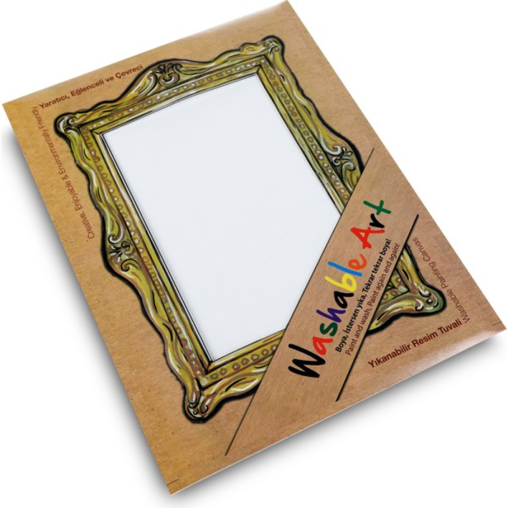 Akademi Çocuk Funny Mat -Washable Art ( Yıkanabilir Tuval )- Senin Sanat Eserin - Yeni Resim Defteri Fiyatı