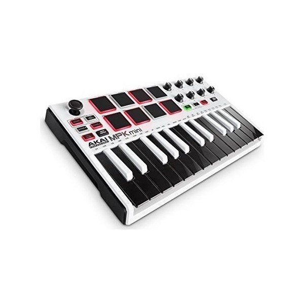 Akai Mpkmini 2 Müzik Prodüksiyonu Klavye Kontrol Cihazı Beyaz Stüdyo ve Sahne Ekipmanları Fiyatı