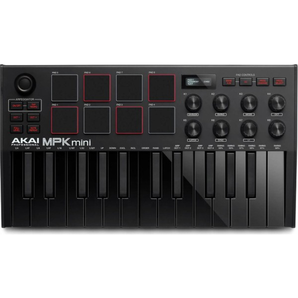 AKAI MPKMINI 3 Black Midi Klavye - Siyah Stüdyo ve Sahne Ekipmanları Fiyatı