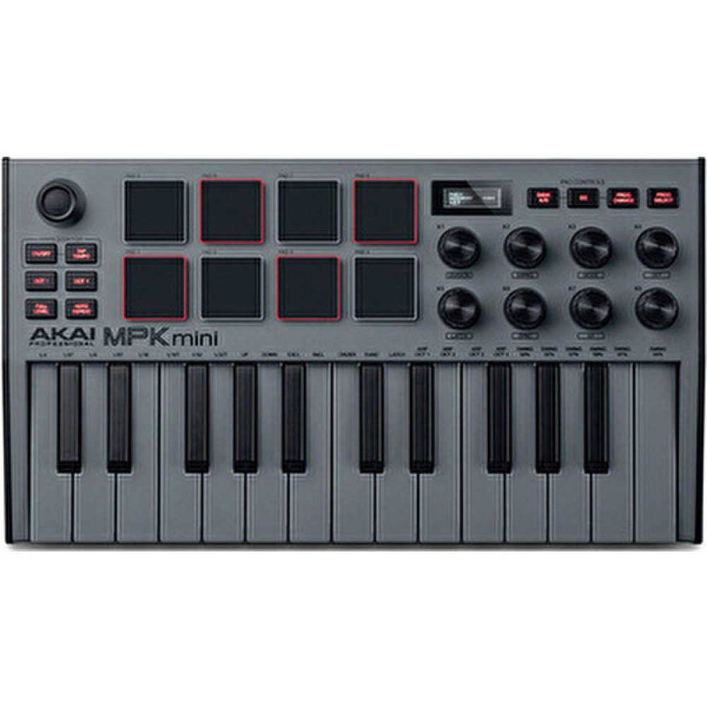 Akai MPKMINI 3 Gri Midi Klavye Stüdyo ve Sahne Ekipmanları Fiyatı
