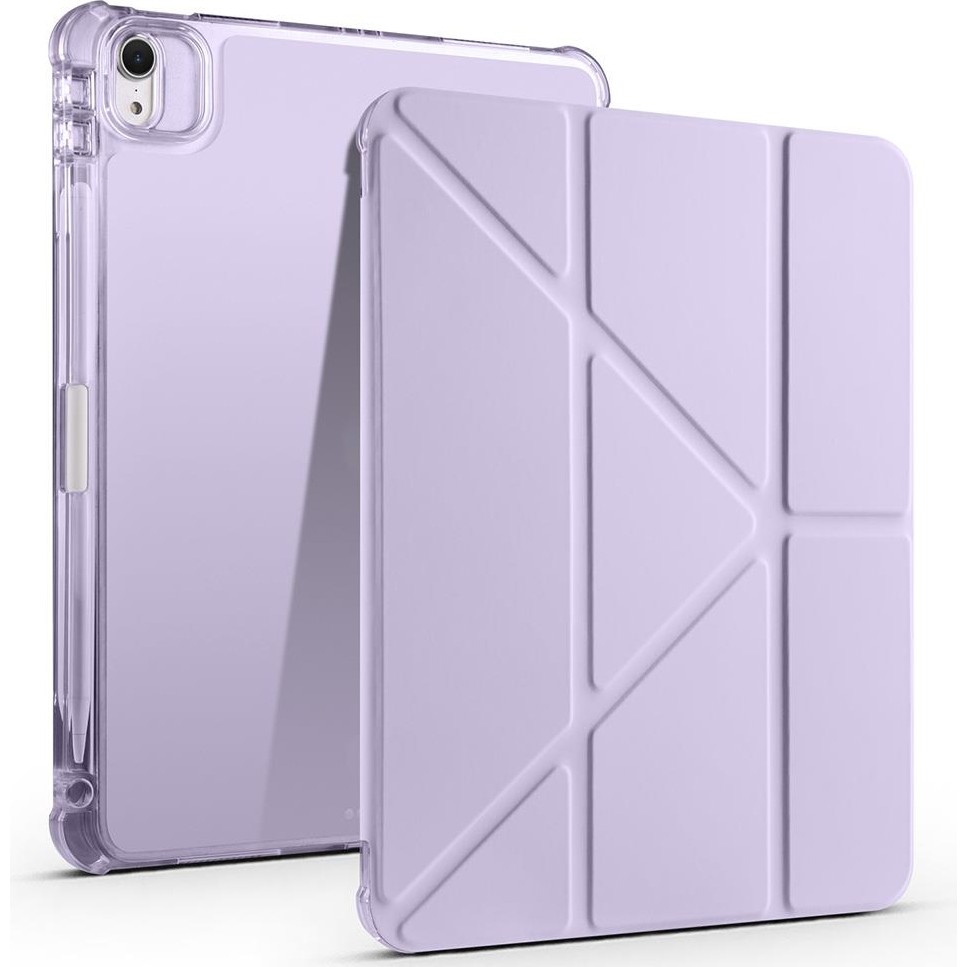 AkAktarMobile iPad Air 11 M2/M3/M4 2024/2025/2026 uyumlu Kılıf Kalem Bölmeli Kapaklı Trifold Standlı Akıllı Uyku Modu - Lila - iPad Air 11 M2/M3 Tablet Kılıfı Fiyatı