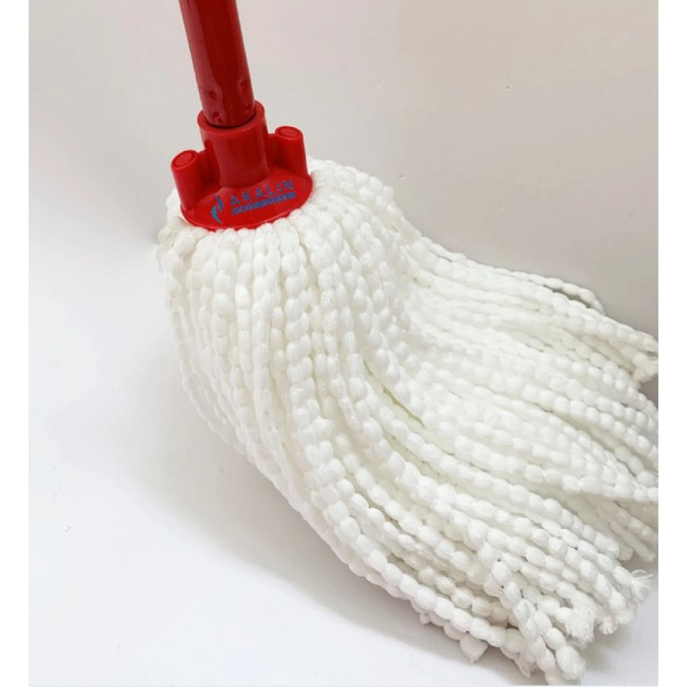 Akalın Mikrofiber Boncuk Mop Yedek Başlık 3'lü - Beyaz Temizlik Malzemeleri Fiyatı