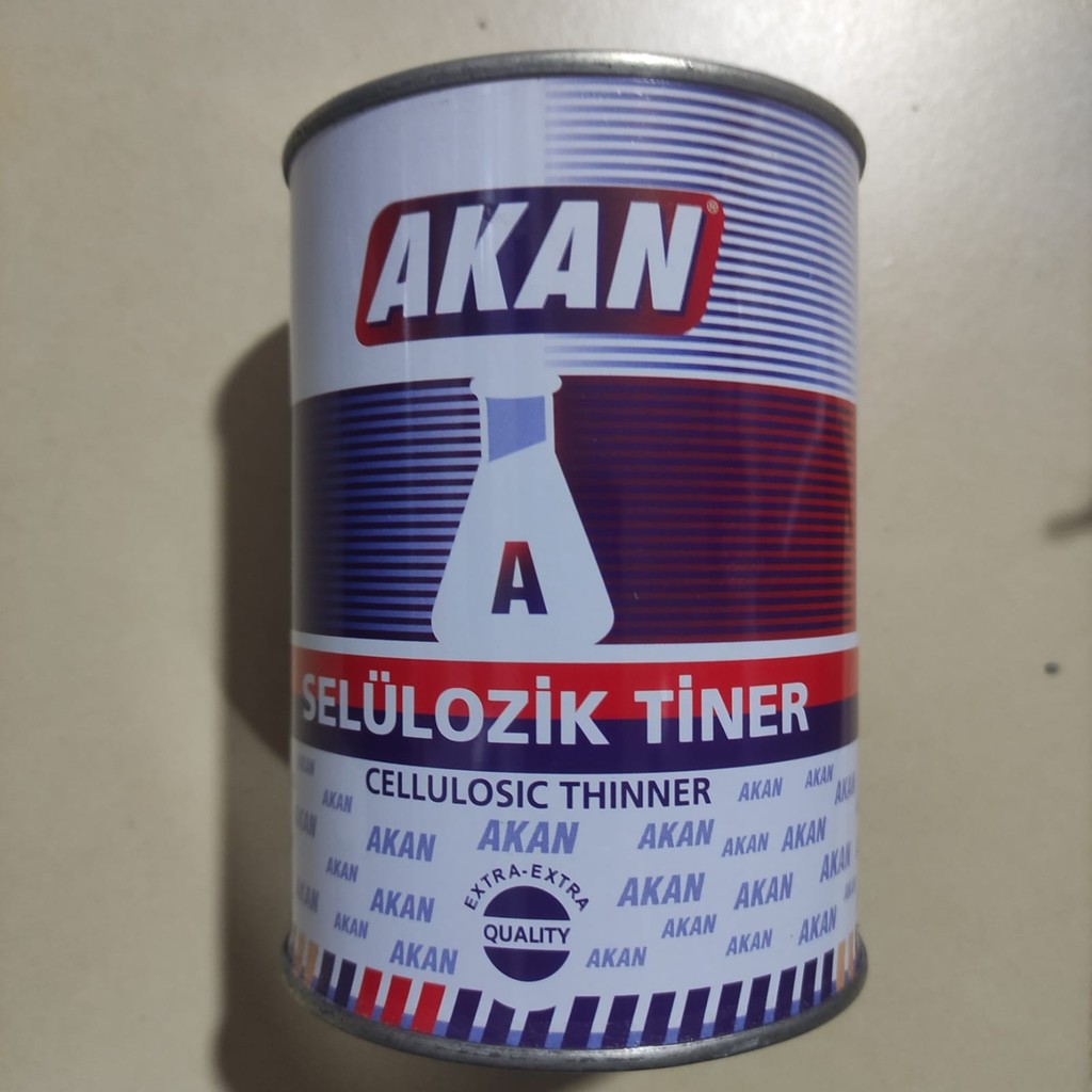 Akan Selülozik Tiner Extra Kaliteli 400 ml Teneke Kutu Diğer Fiyatı