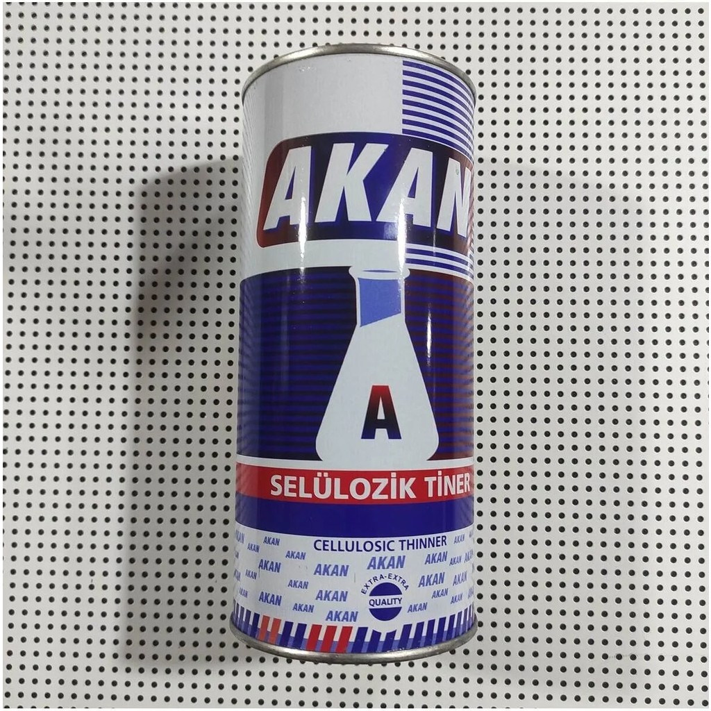 Akan Selülozik Tiner Yüksek Çözülme Metal Kutuda Extra Yüksek Kalite BRÜT:750 ml Diğer Fiyatı