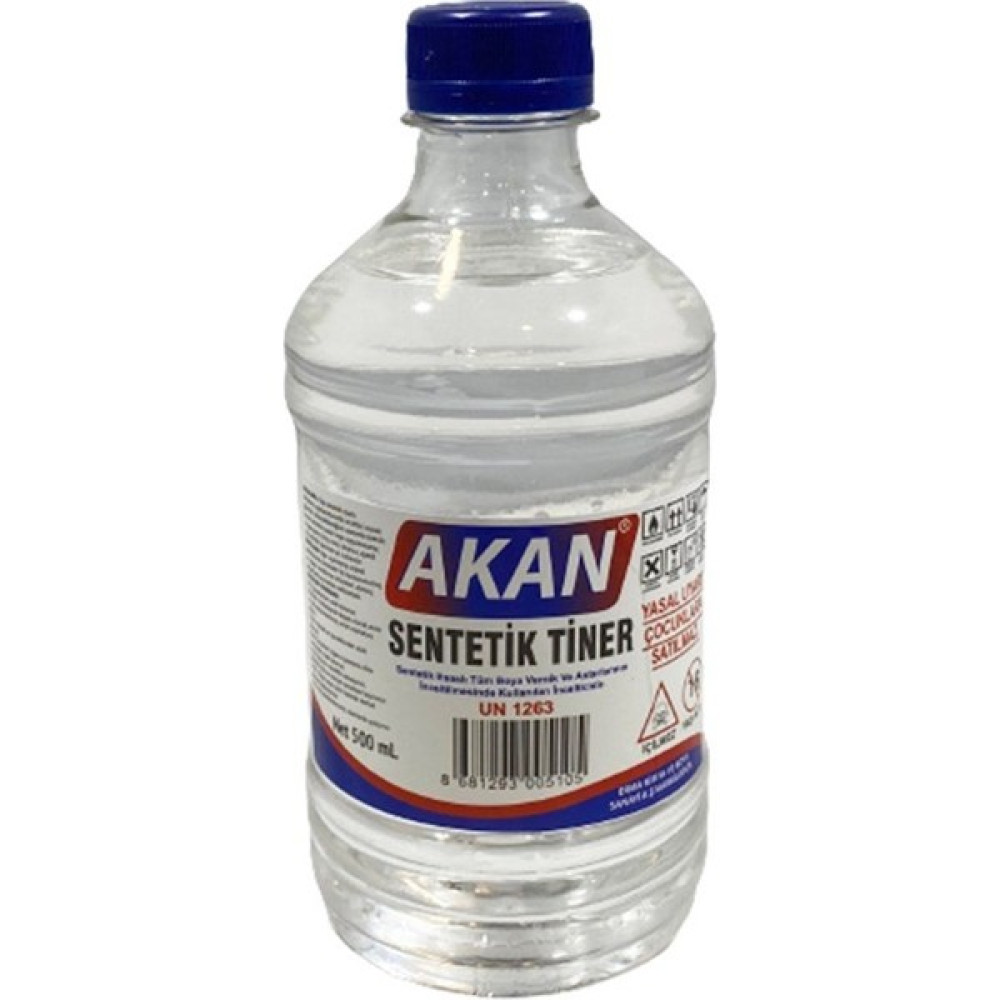 Akan Sentetik Tiner 500 ml 1 Adet Boya Malzemeleri Fiyatı