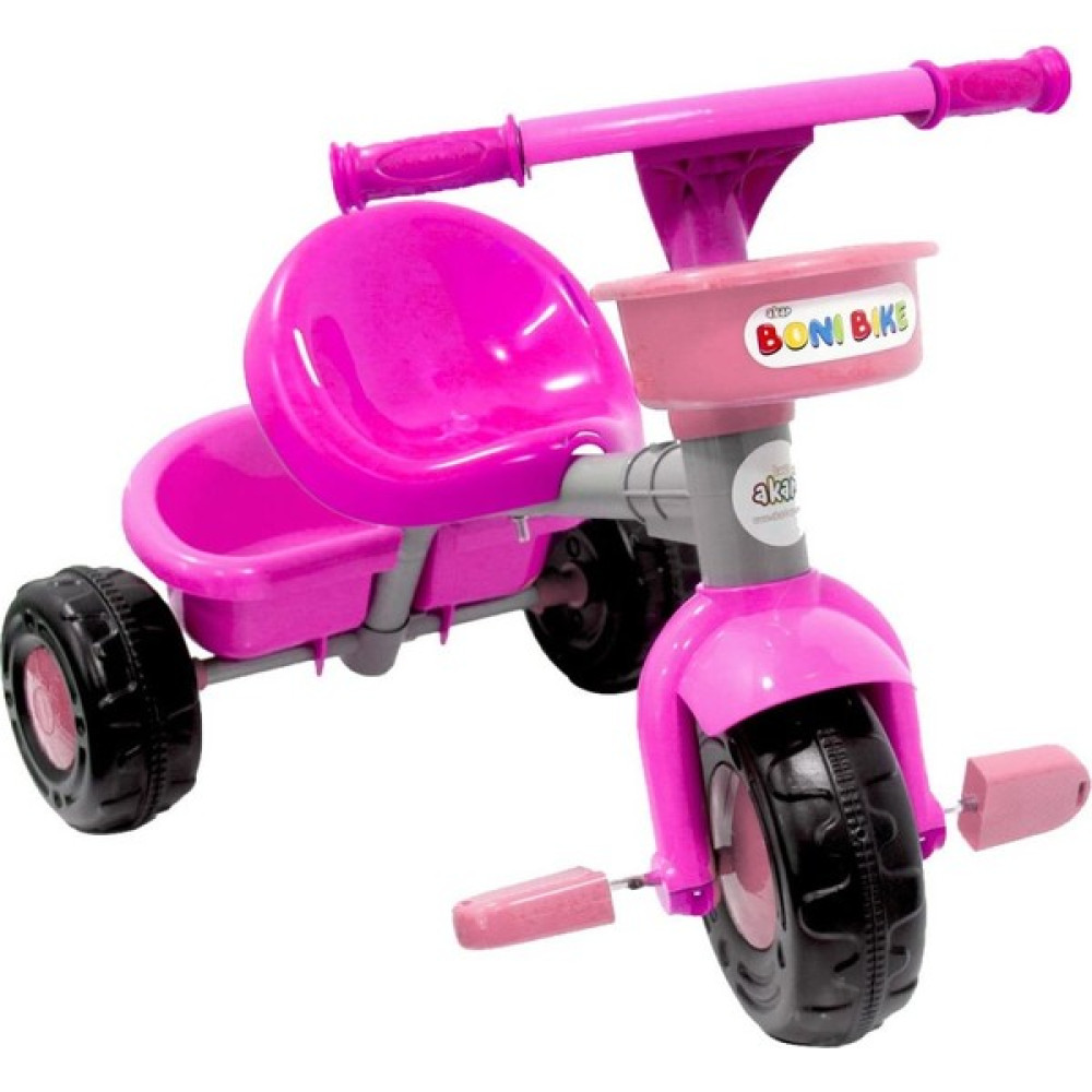 Akar Bonibike 3 Tekerlekli Sepetli Bisiklet Pembe Açık Hava, Deniz ve Spor Oyuncakları Fiyatı