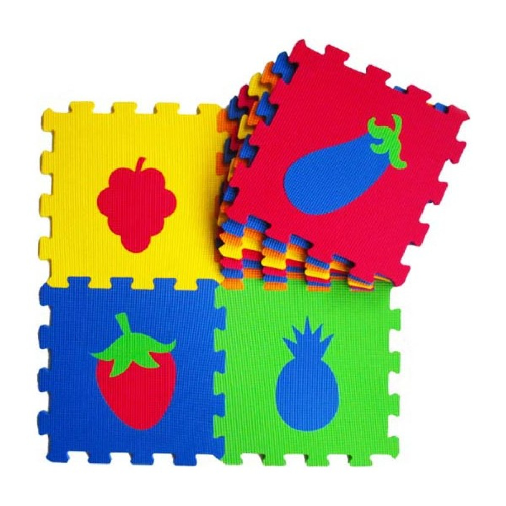 Akar Eva Puzzle Oyun Karosu 33X33cm 10Mm Meyve Ve Sebzeler - 33 x 33 cm - Renkli Oyuncak Fiyatı