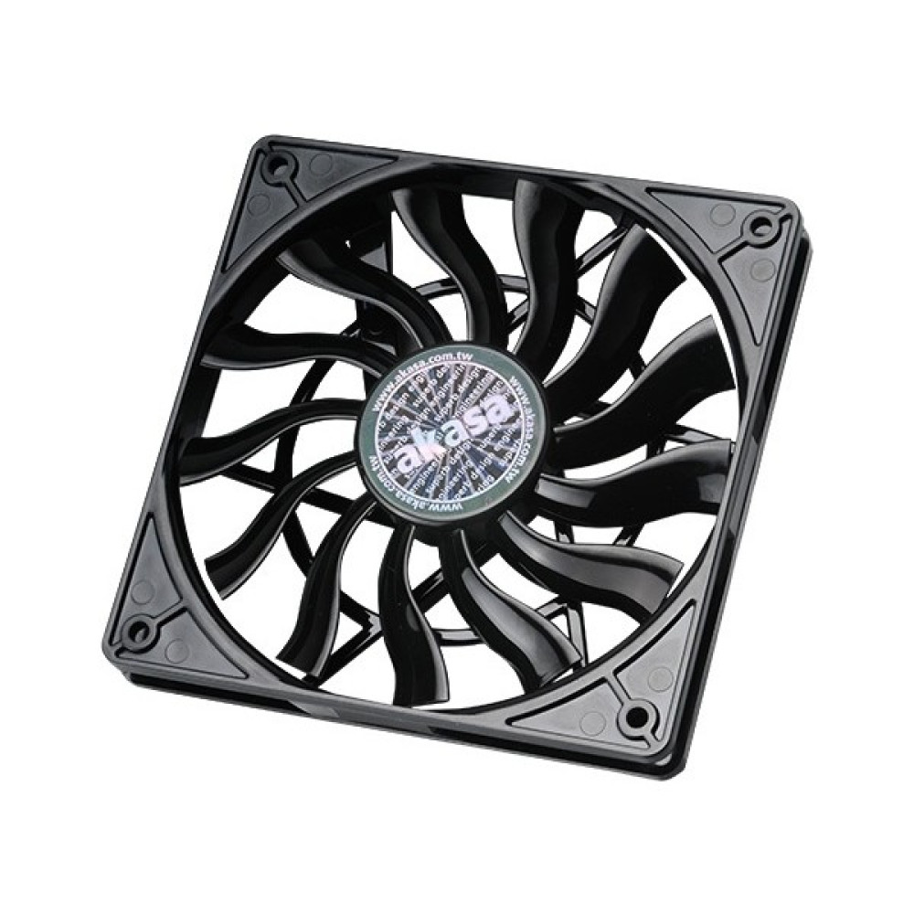 Akasa 12CM Slim Pwm Yüksek Performans Siyah Kasa Fanı (AK-FN078) Soğutucular Fiyatı