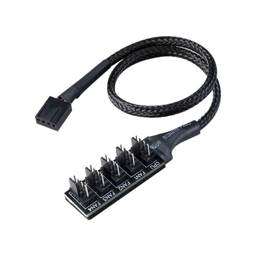 Akasa Flexa FP5H 4-Pin Pwm Çoğaltıcı 5 Port Hub Kablo (AK-CBFA08-30BK) Soğutucular Fiyatı
