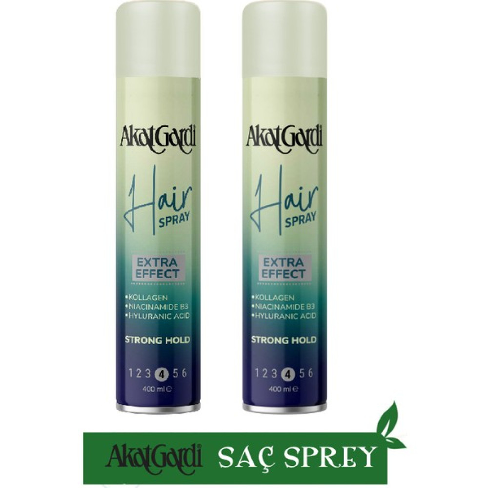 Akat Gardi Strong Hold Saç Spreyi 400 ml 2'li Set New Seri Saç Şekillendirici Sprey Fiyatı
