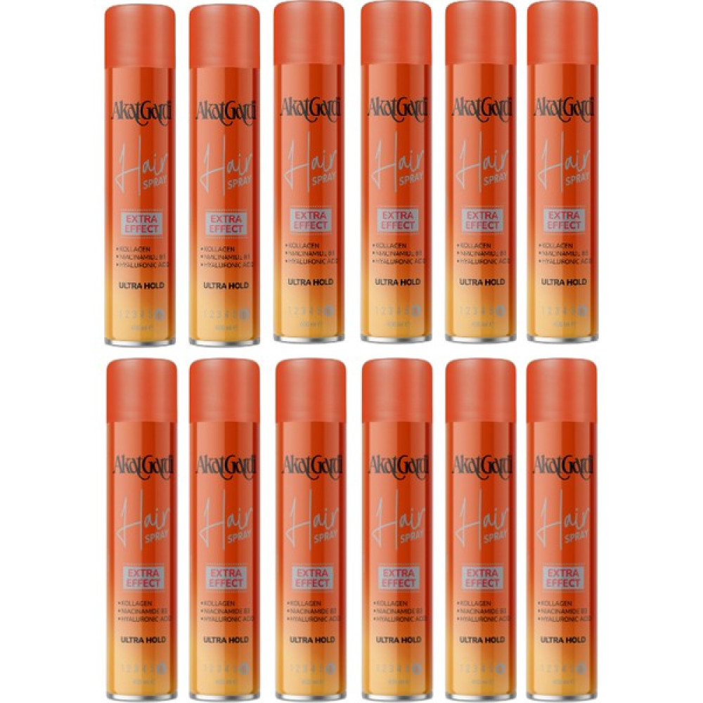 Akat Gardi Ultra Hold Saç Spreyi Güçlü Tutuş 400 ml 12 Adet Saç Şekillendirici Sprey Fiyatı