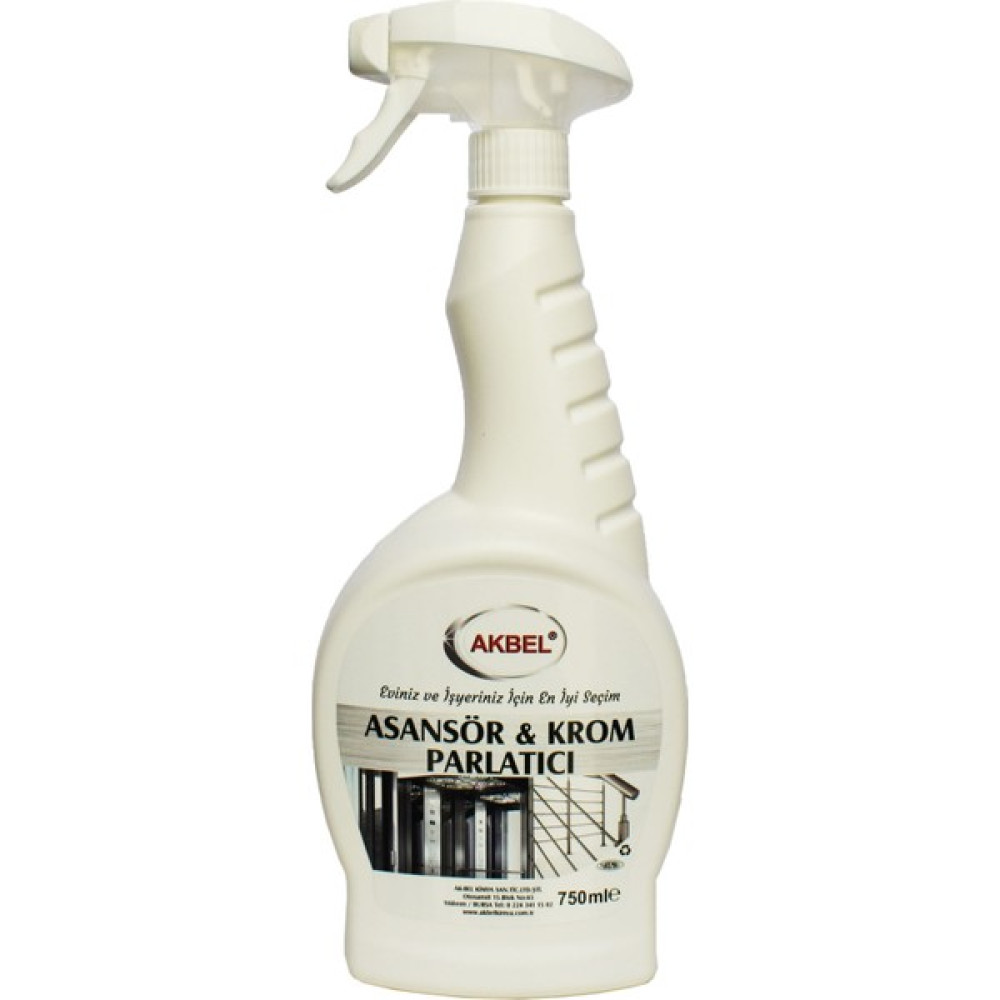 Akbel Asansör & Krom Parlatıcı 750 Ml Temizlik Malzemeleri Fiyatı