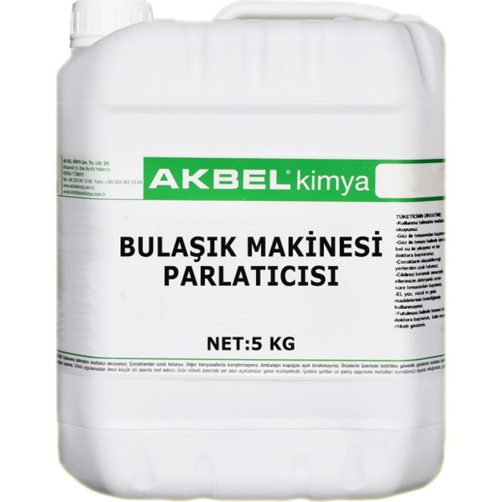 Akbel Bulaşık Makinesi Parlatıcısı 5 KG Oto Boyaları Fiyatı