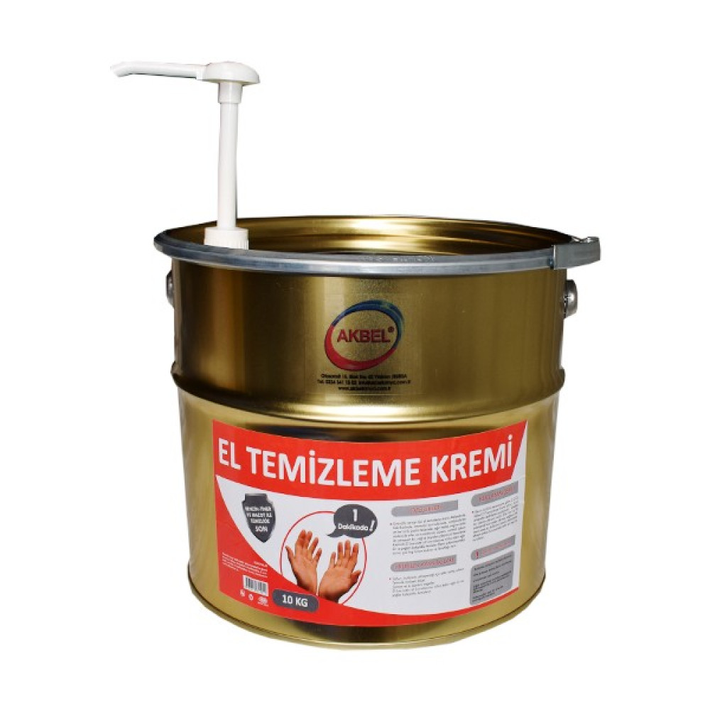 Akbel Kimya Endüstriyel El Temizleme Kremi 10 Kg. (Pompa Aparatlı) Elektrikli El Aletleri Fiyatı