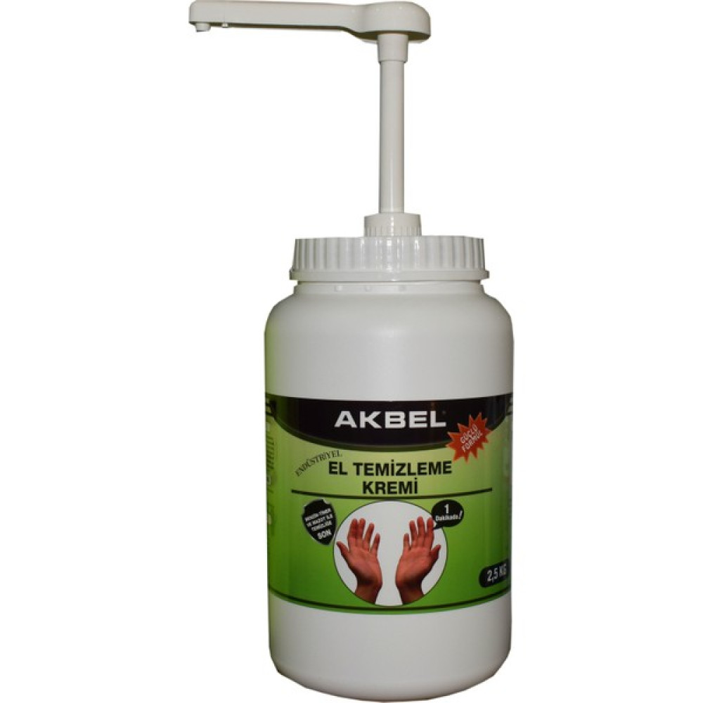 Akbel Kimya Endüstriyel El Temizleme Kremi 2.5 Kg. (Pompa Aparatlı) Elektrikli El Aletleri Fiyatı
