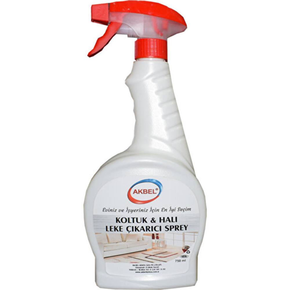 Akbel Kimya Koltuk & Halı Leke Çıkarıcı Sprey 750 Ml Halı Şampuanı Fiyatı