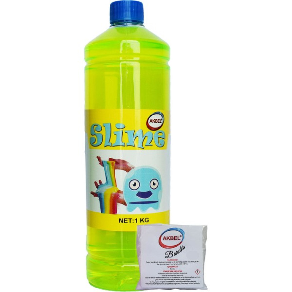 Akbel şaka hamuru slime fosforlu yeşil 1 kg + boraks Eğitici Oyuncak Fiyatı