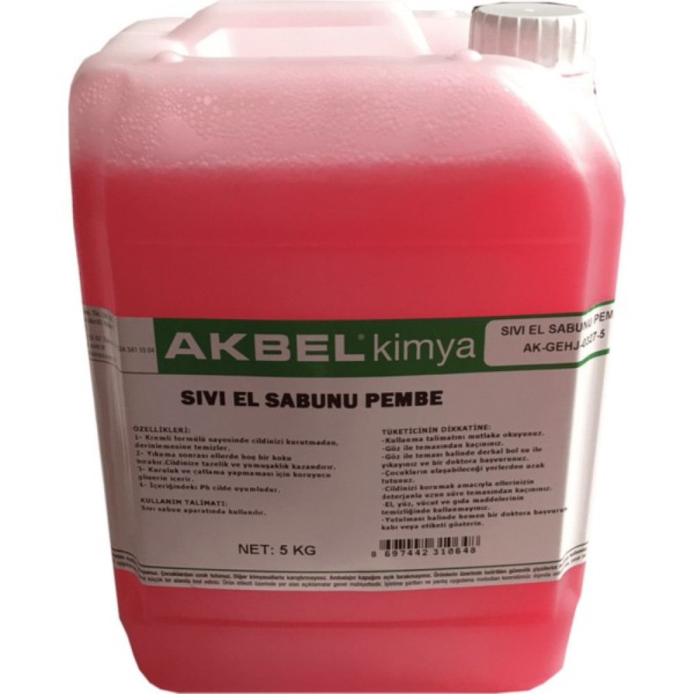 Akbel Sıvı El Sabunu Pembe 5 Kg Oto Boyaları Fiyatı