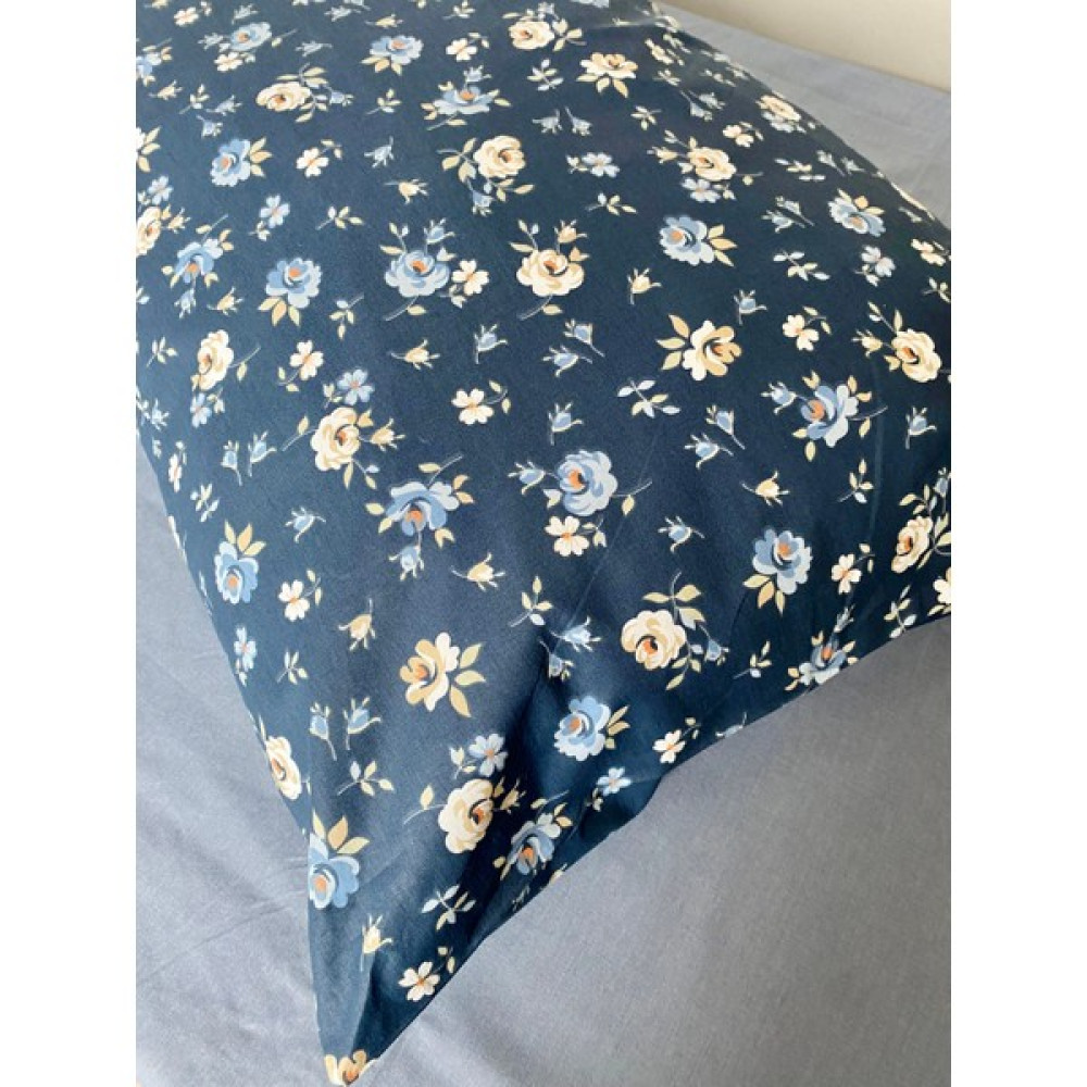 Akça Ev Navy Blue Tek Kişilik Çarşaf ve Yastık Kılıfı - 160x 240 - Lacivert Çarşaf Fiyatı