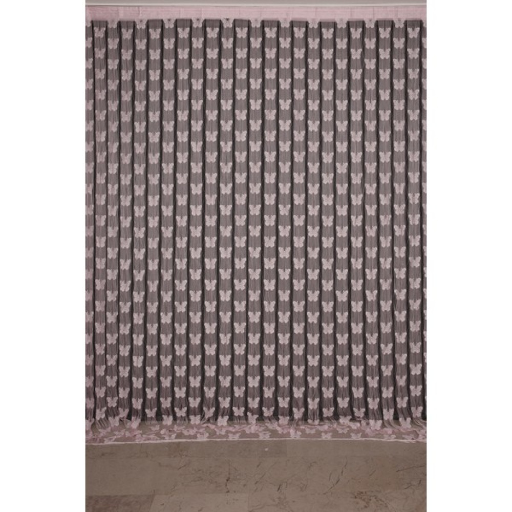 Akça Tekstil Kelebek Birleşik Model Acı Kahve Renk Hazır Ip Perde 300*280 - Kahverengi - 280 x 300 cm İp Perde Fiyatı