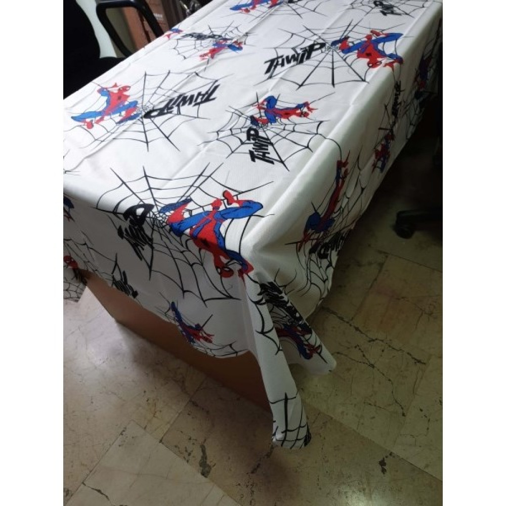 Akça Tekstil Spıderman Baskılı Masa ve Çocuk Oyun Örtüsü 150 x 180 cm - Renkli Masa Örtüsü Fiyatı