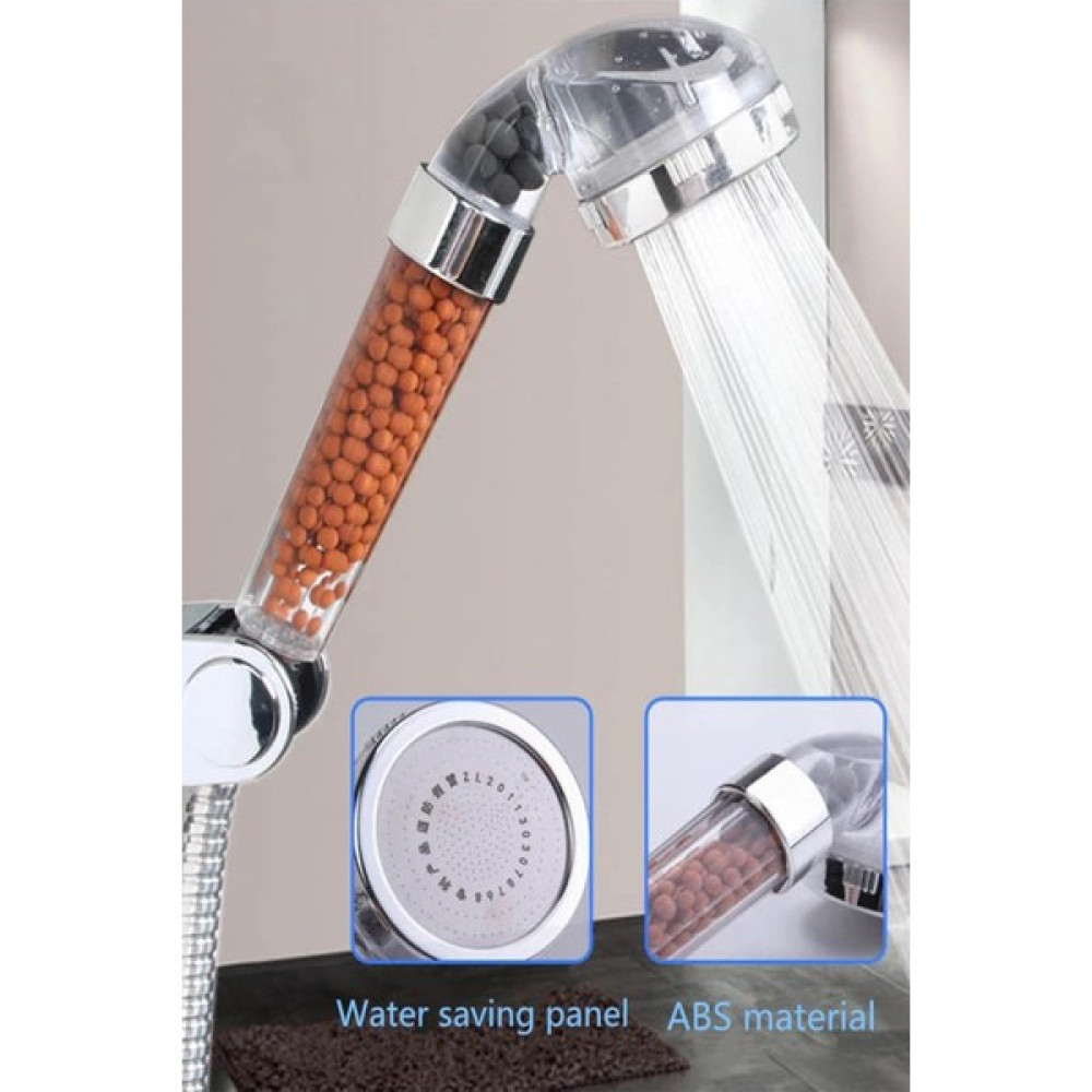 Akcakese % 75 Su Tasarruflu Boncuklu Iyon Stres Azaltıcı Banyo Duş Başlığı - Krom Duş Başlığı Fiyatı