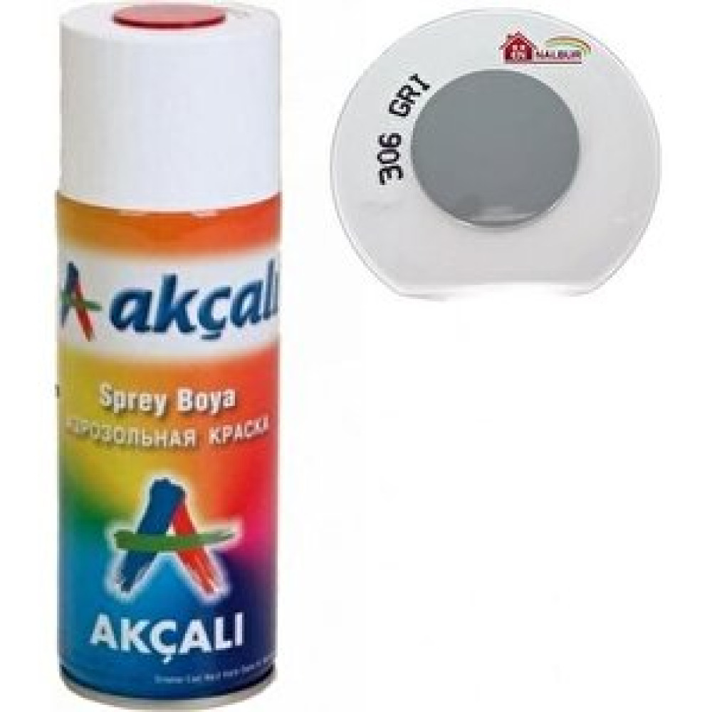 Akçalı 306 Gri Sprey Boya Ral7001 400ml Boyalar Fiyatı