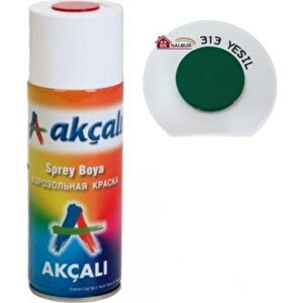 Akçalı 313 Yeşil Sprey Boya Ral6016 400 Ml Boyalar Fiyatı
