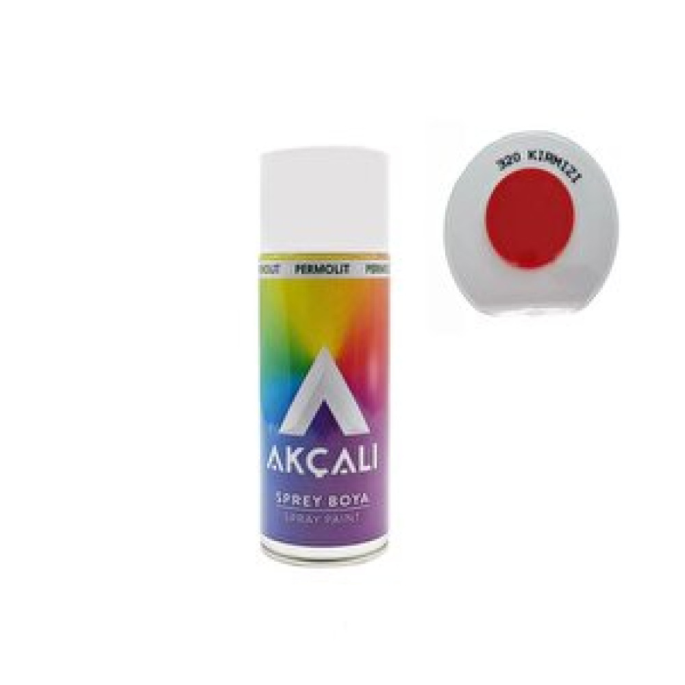 Akçalı 320 Kırmızı Sprey Boya Ral3002 400 Ml Boyalar Fiyatı