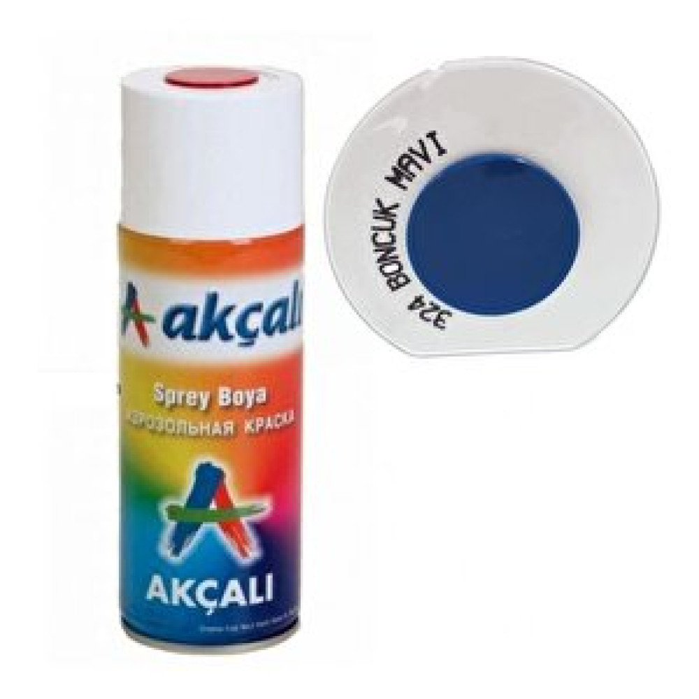 Akçalı 324 Boncuk Mavi Sprey Boya Ral5017 400 Ml Boyalar Fiyatı