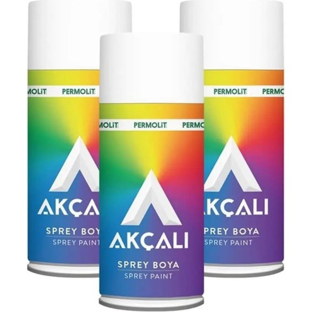 Akçalı 400 ml 316 Krom Sarı Sprey Boya Boya Malzemeleri Fiyatı