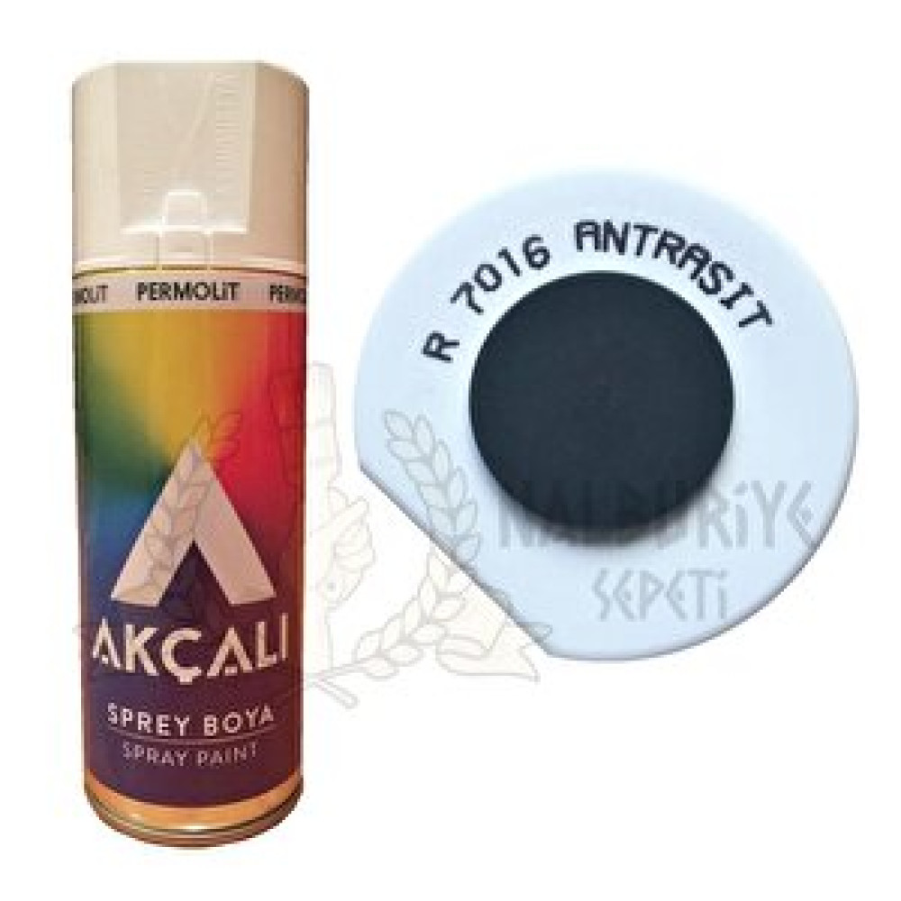 Akçalı Akrilik Sprey Boya Antrasi̇t Gri̇ 400 Ml - Ral7016 Boyalar Fiyatı
