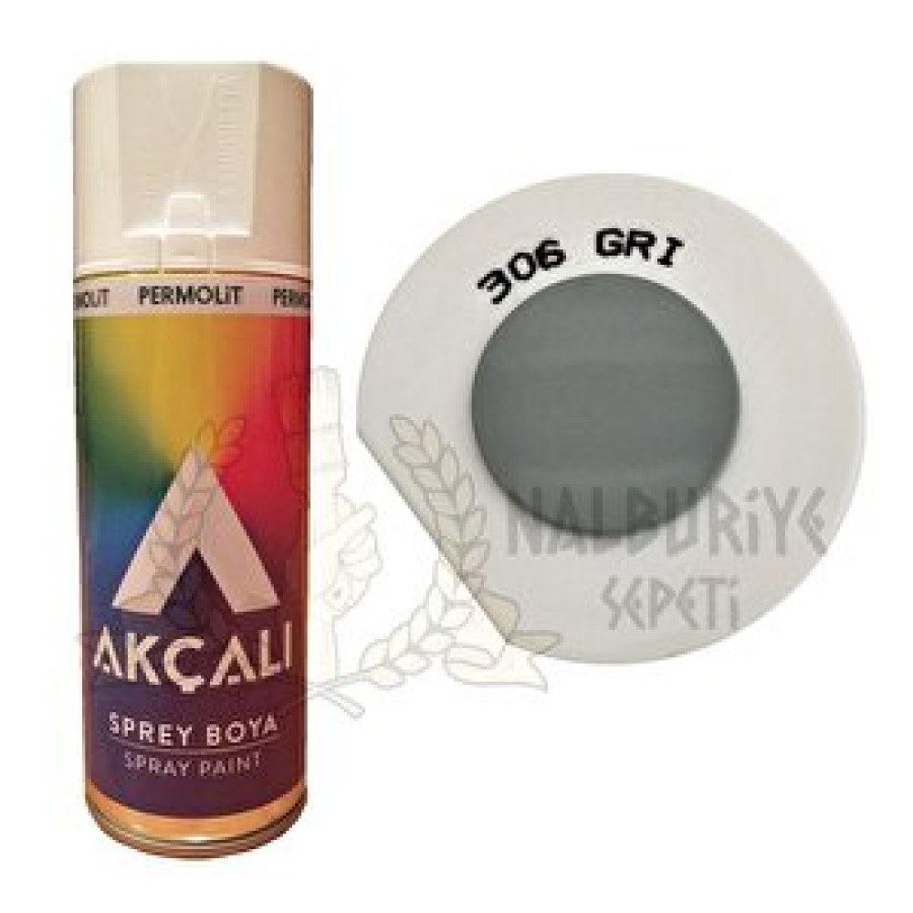 Akçalı Akrilik Sprey Boya Gri̇ 400 Ml - 306 Boyalar Fiyatı