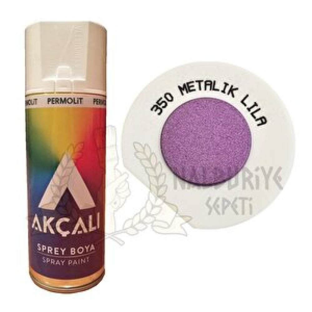 Akçalı Akrilik Sprey Boya Metali̇k Li̇la Pembe (simli) 400 Ml - 350 Boyalar Fiyatı
