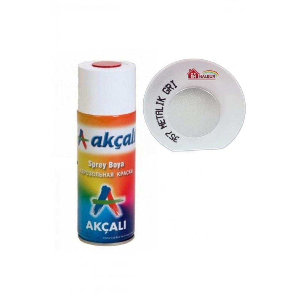 Akcali Metalik Gri Sprey Boya 400 Ml 357 Boyalar Fiyatı