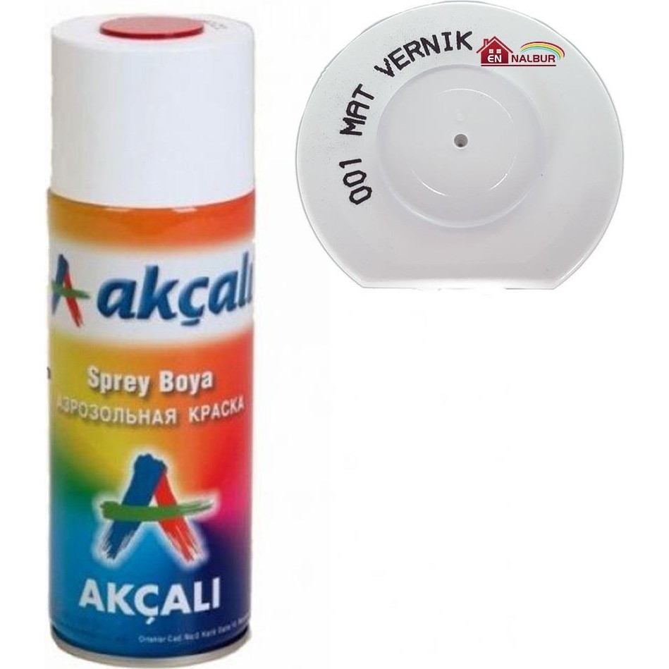 Akçalı Sprey Boya 400 001 Mat Vernik Boya Malzemeleri Fiyatı