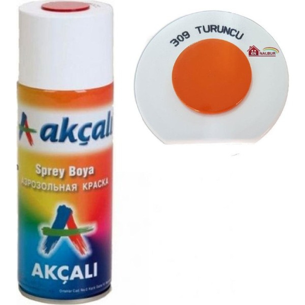 Akçalı Sprey Boya 400 ml 309 Turuncu Boya Malzemeleri Fiyatı