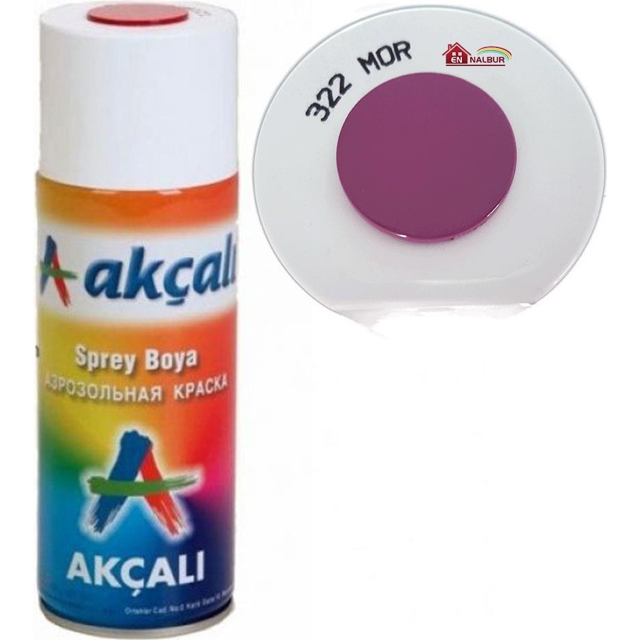 Akçalı Sprey Boya 400 Ml 322 Mor Boya Malzemeleri Fiyatı