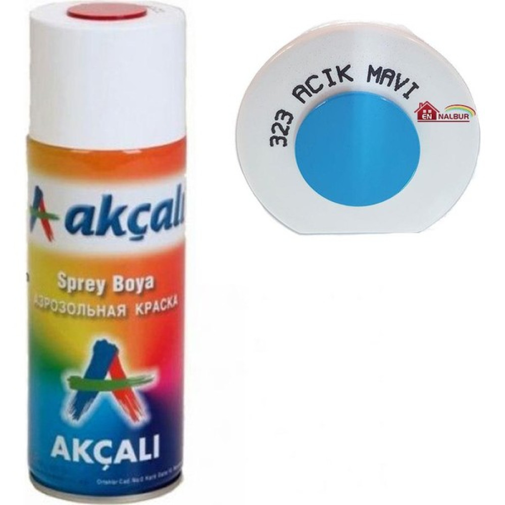 Akçalı Sprey Boya 400 Ml 323 Açık Mavi Boya Malzemeleri Fiyatı