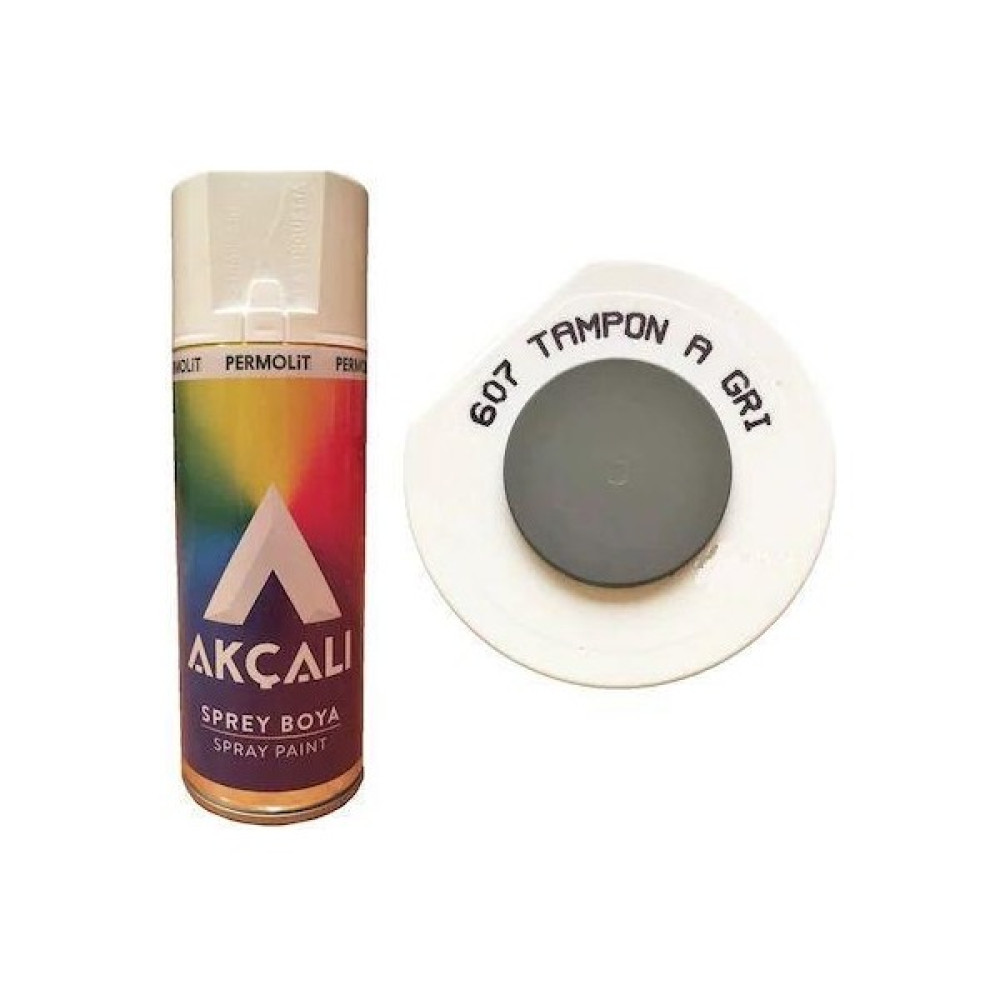 Akçalı Sprey Boya 400 ml 607 Tampon Açık Gri Boya Malzemeleri Fiyatı