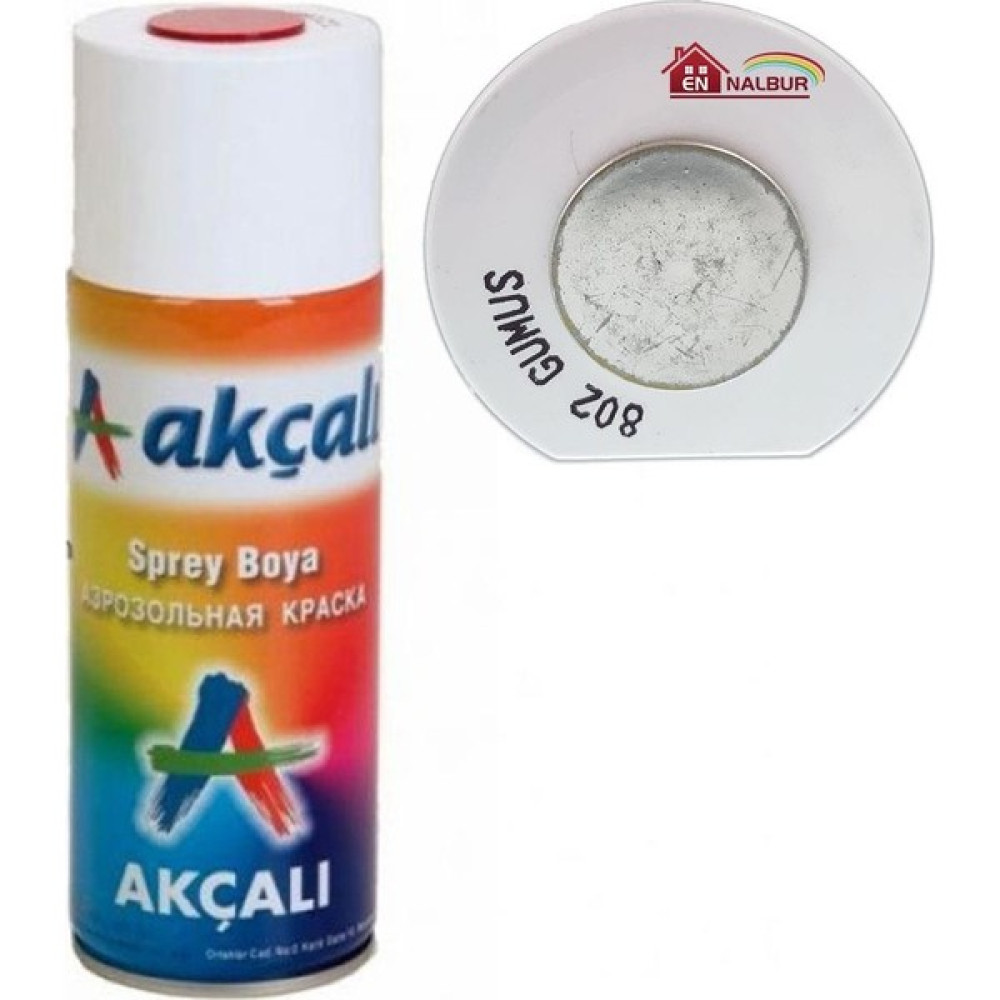 Akçalı Sprey Boya 400 ml 802 Gümüş Boya Malzemeleri Fiyatı