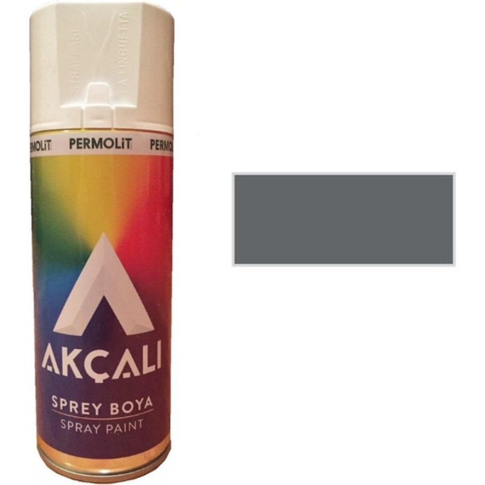Akçalı Sprey Boya Tampon Koyu Gri 400 ml - 609 Oto Boyaları Fiyatı
