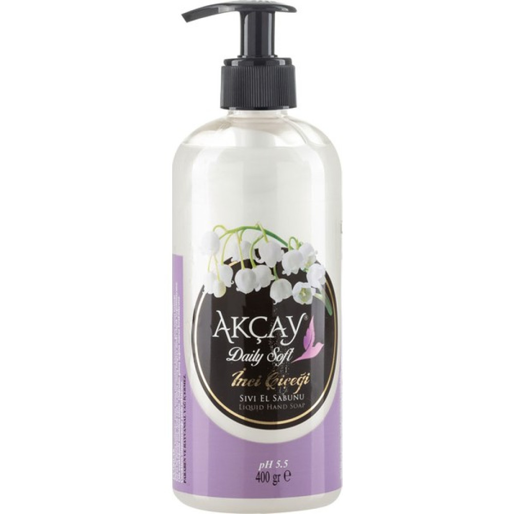 Akçay Daily Soft Sıvı El Sabunu İnci Çiçeği 400 gr El Bakımı Fiyatı