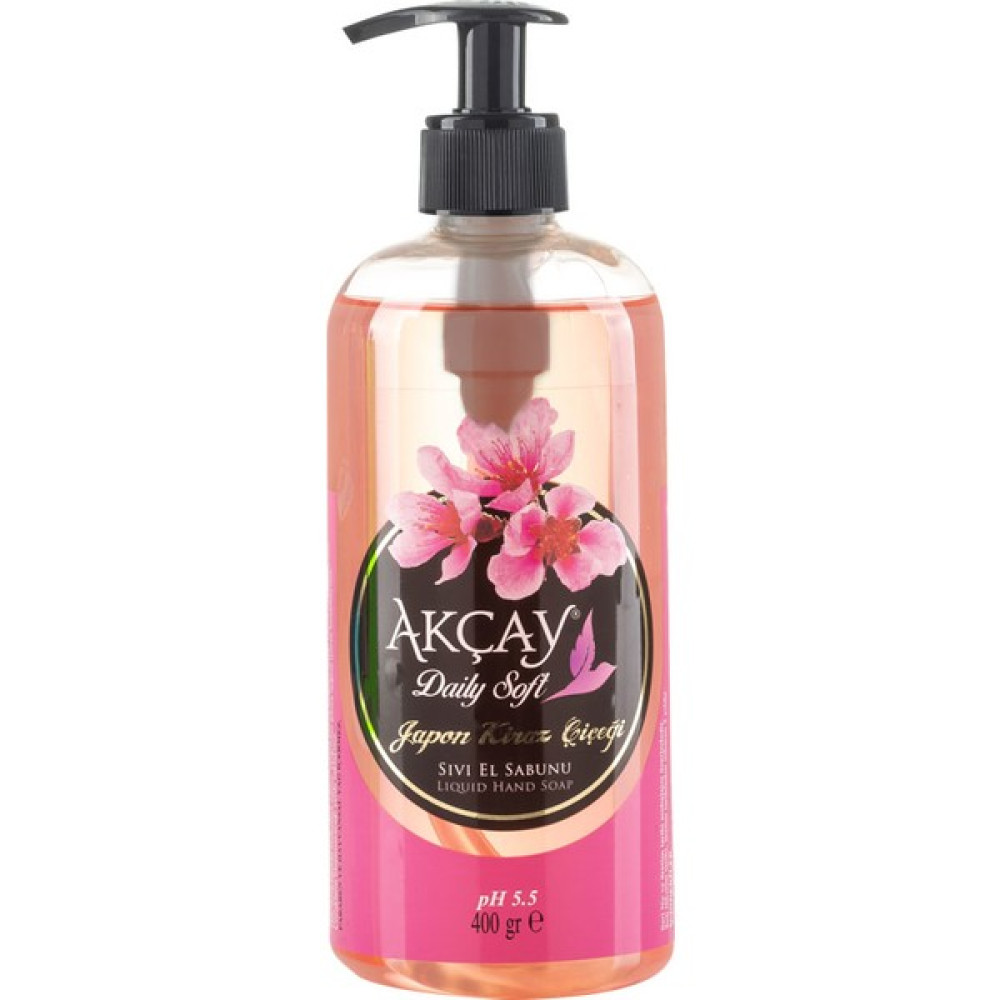 Akçay Daily Soft Sıvı El Sabunu - Japon Kiraz Çiçeği 400 gr El Bakımı Fiyatı