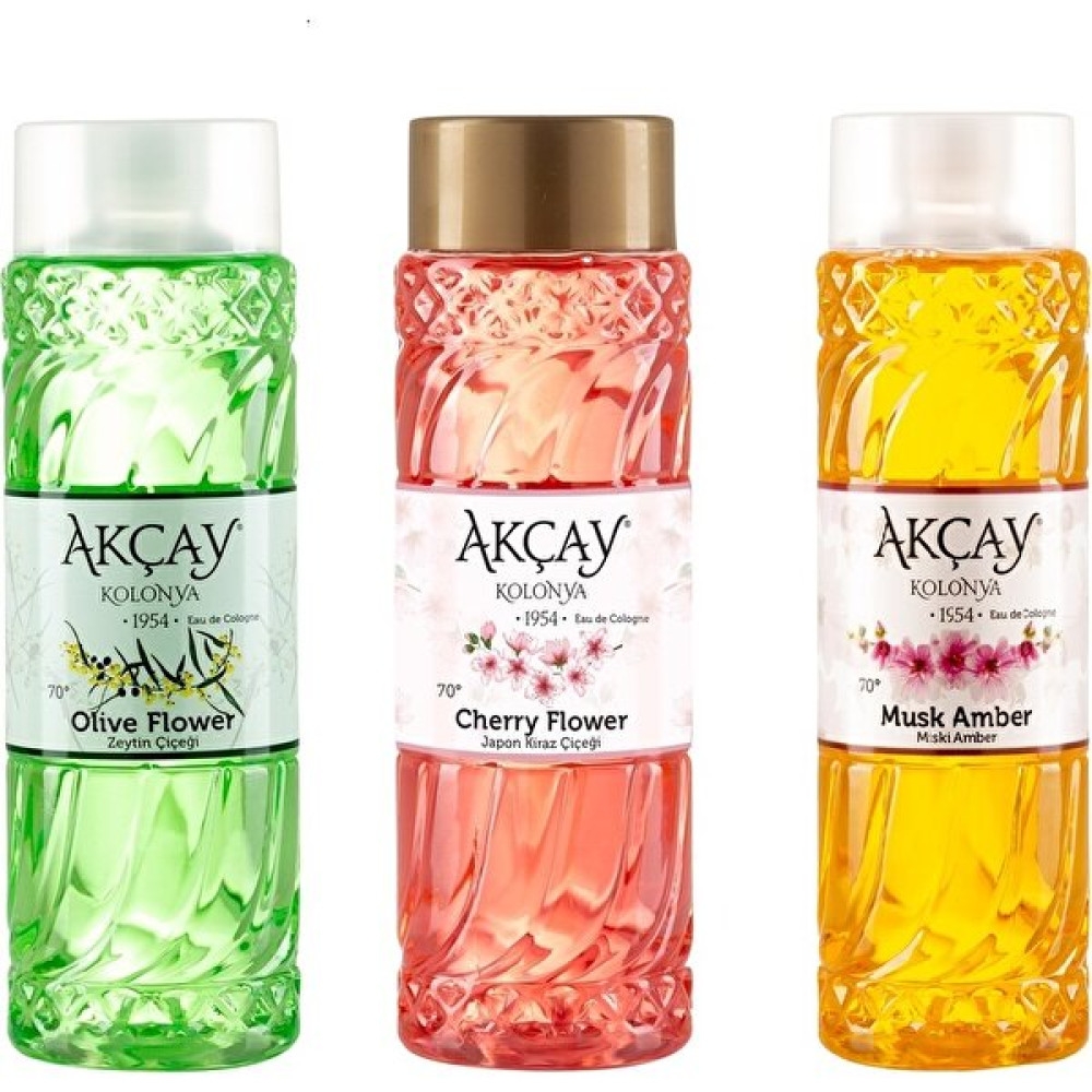 Akçay Japon Kiraz Çiçeği Kolonya 400 Ml, Akçay Zeytin Çiçeği Kolonya 400 ml Kolonya & Gülsuyu Fiyatı