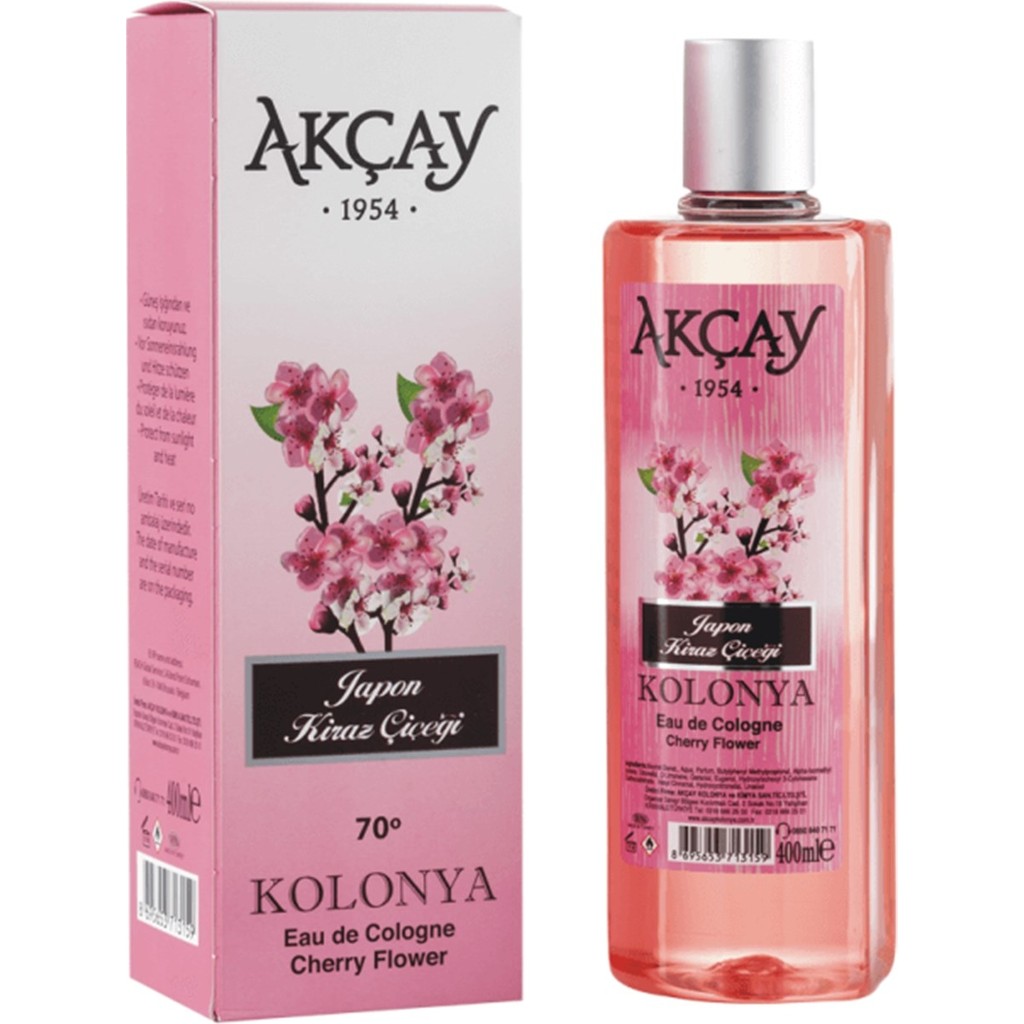 Akçay Japon Kiraz Çiçeği Kolonyası - 400 ml Kolonya & Gülsuyu Fiyatı