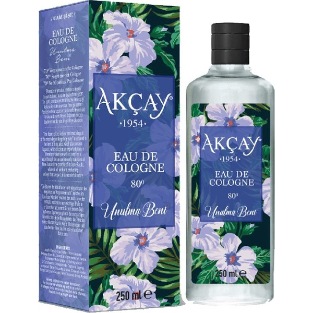 Akçay Unutmabeni Kolonyası 250 Ml Cam Şişe - 1 Kolonya & Gülsuyu Fiyatı